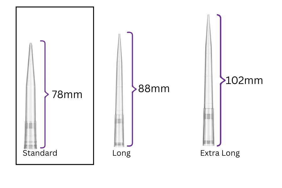 Filtered and Low Retention- Pipette Tips Racked, Universal Fit