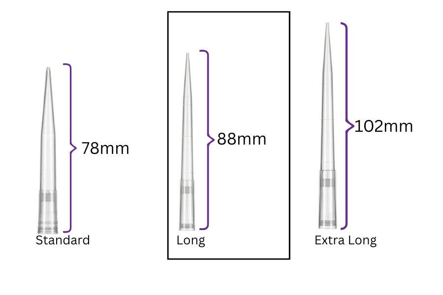 Filtered and Low Retention- Pipette Tips Racked, Universal Fit