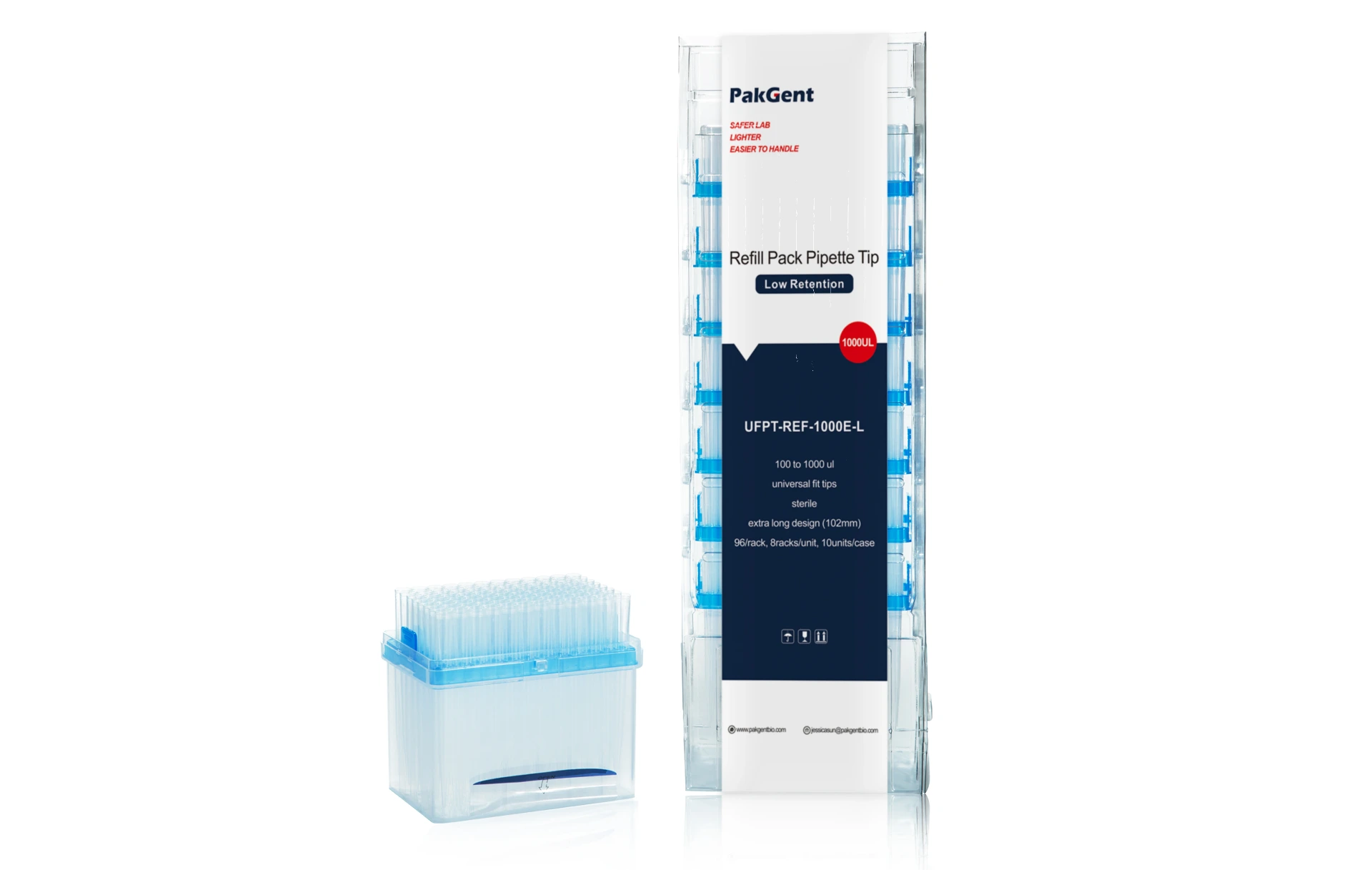 Low Retention- Pipette Tip Refills, Universal Fit