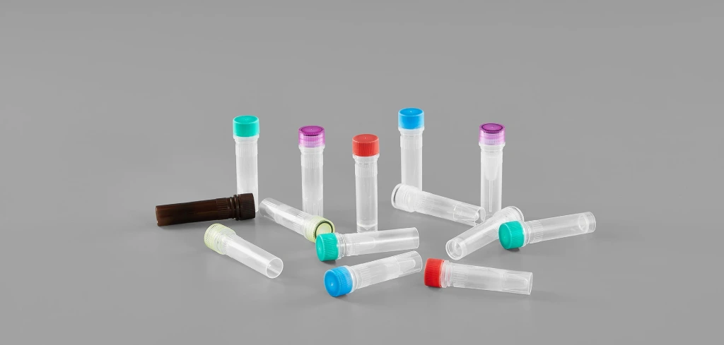 [SC1-05-CN] Screw Cap Microcentrifuge Tubes w/ O-Ring (0.5mL, Clear)